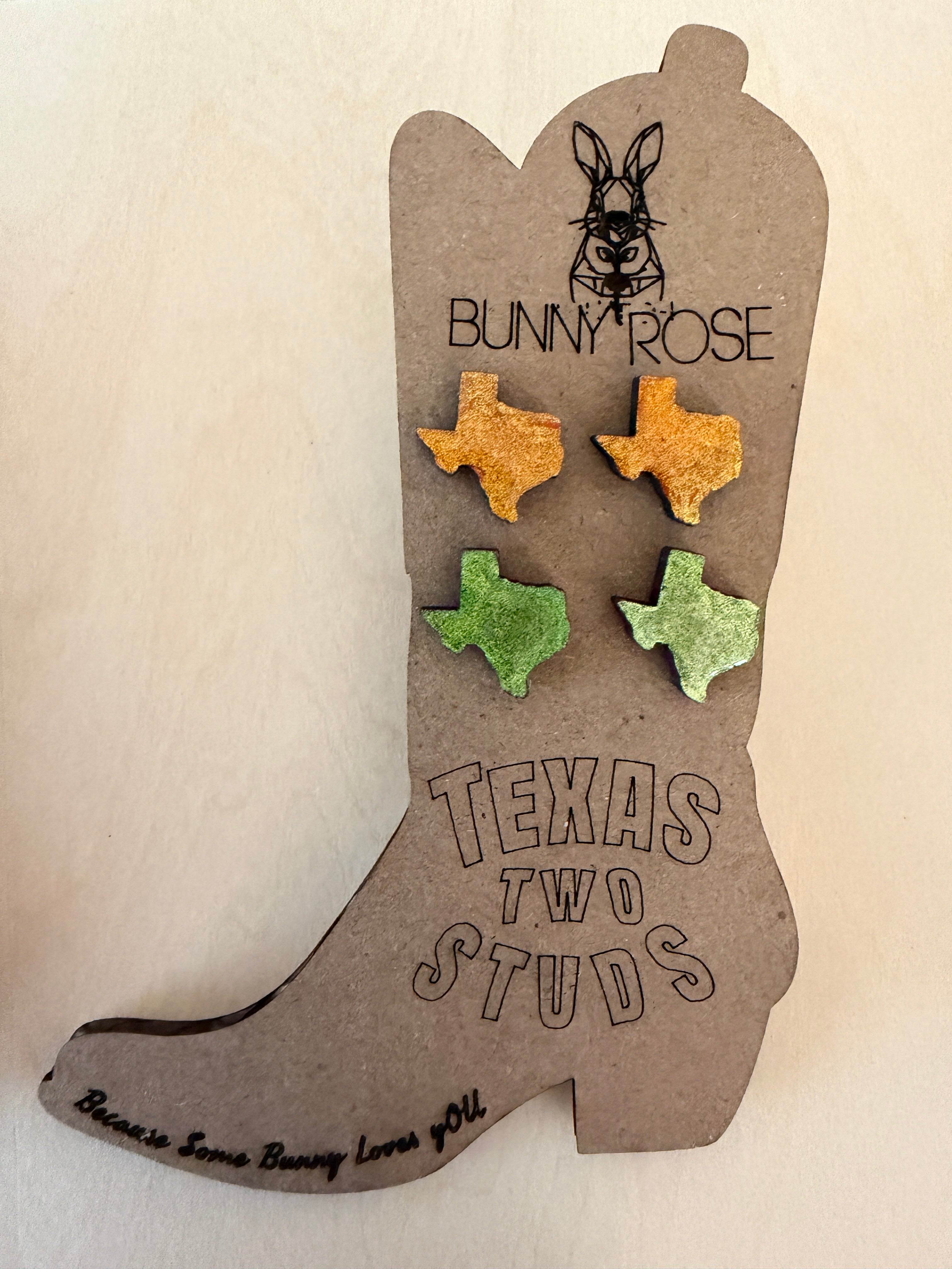 Studdies by Bunny Rose - Texas Two Studs 2 Pack Mystery Colors
