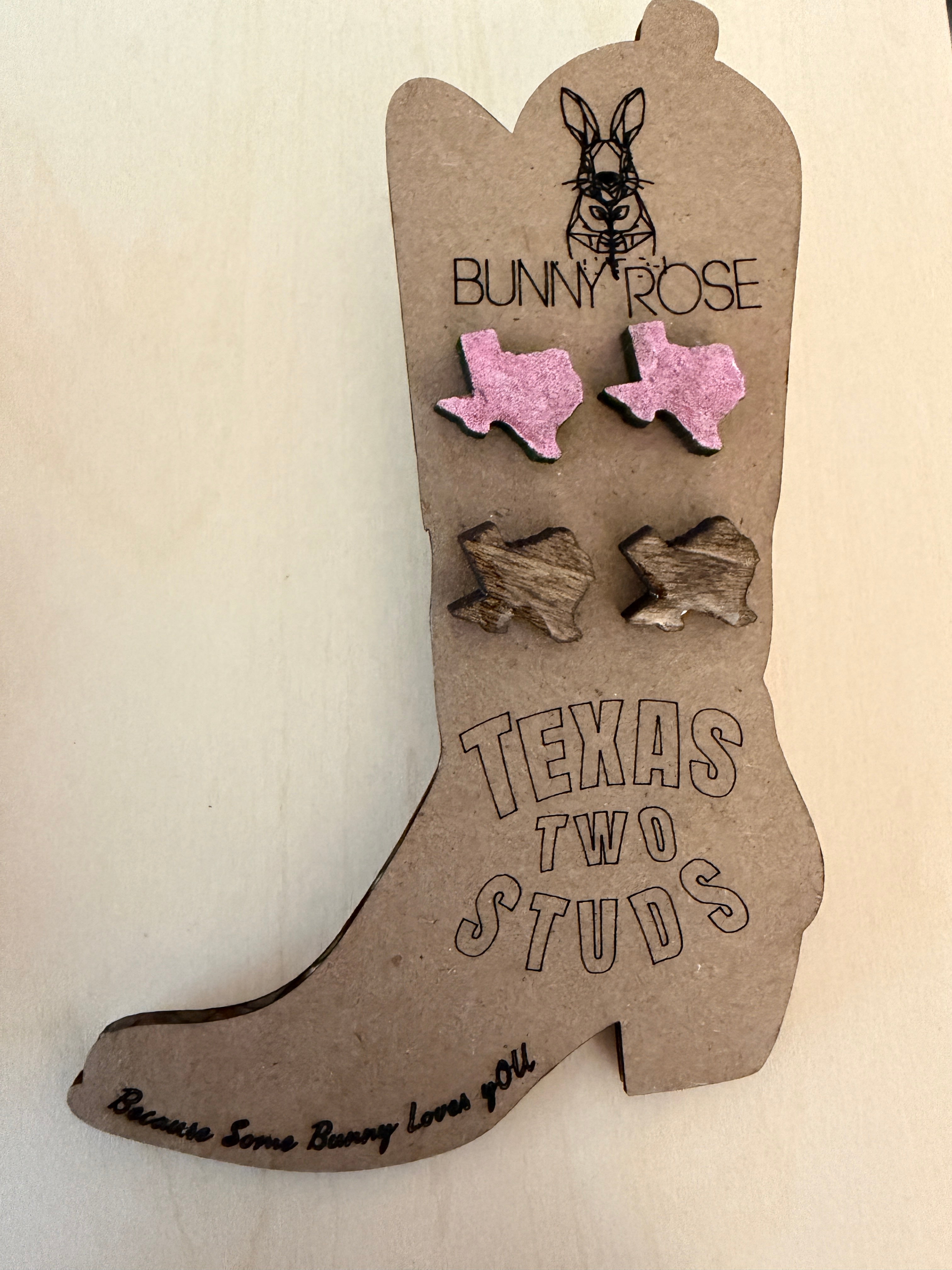 Studdies by Bunny Rose - Texas Two Studs 2 Pack Mystery Colors